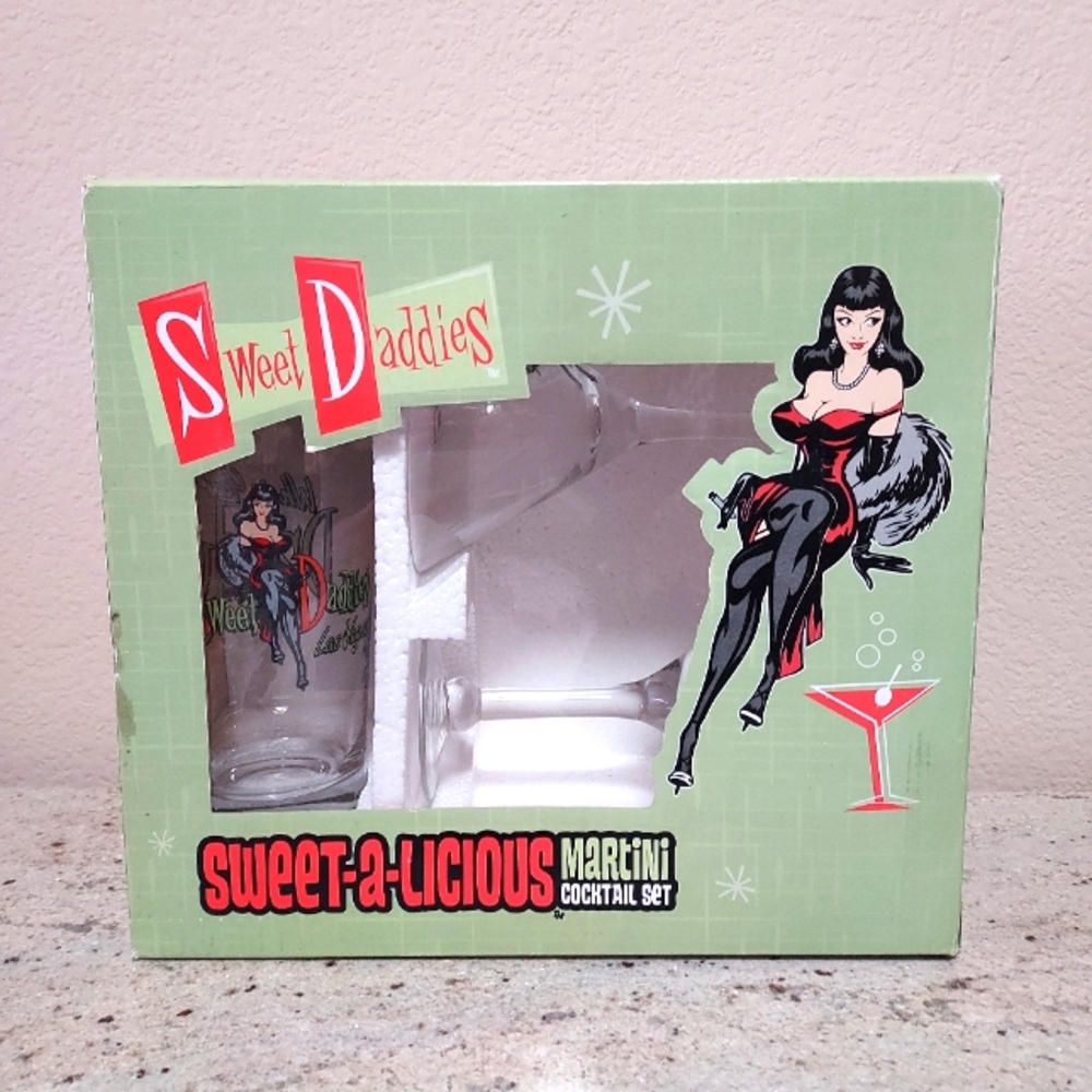 NEW-Sweet Daddies Las VEGAS-Sweet-a-Licious Martini Cocktail SET